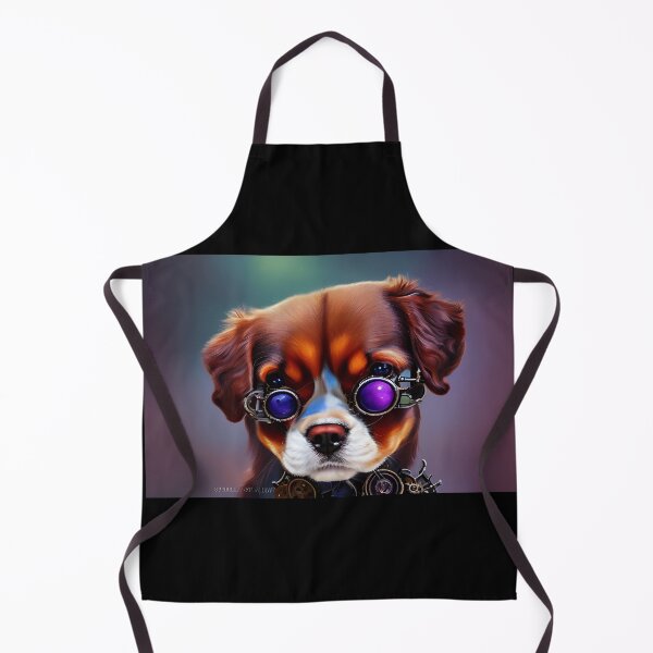 Item preview, Clockwork Cavalier King - An Intricately Designed Steampunk Cavalier King Dog - AI Generated designed and sold by Mechanical-Artt.