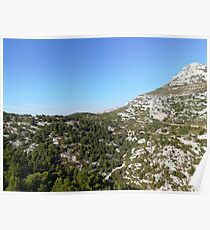 Montagne à l'aurore Poster