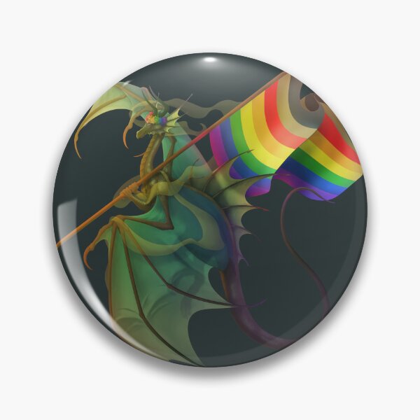 Item preview, Gay Pride Dragon designed and sold by AppleJuiceFlood.