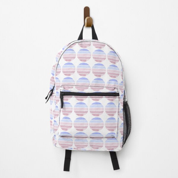 Item preview, Retro Vintage Blue and Pink Sunset designed and sold by KatsCanvas.