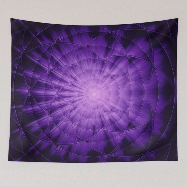 Item preview, Violet and mauve metallic polygon abstract 3D rendering designed and sold by mennawagih7.