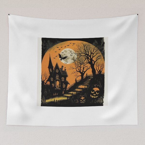 Item preview, Halloween Scene designed and sold by NevermoreFalls.