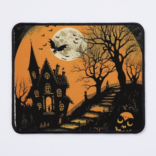 Item preview, escena de halloween designed and sold by NevermoreFalls.