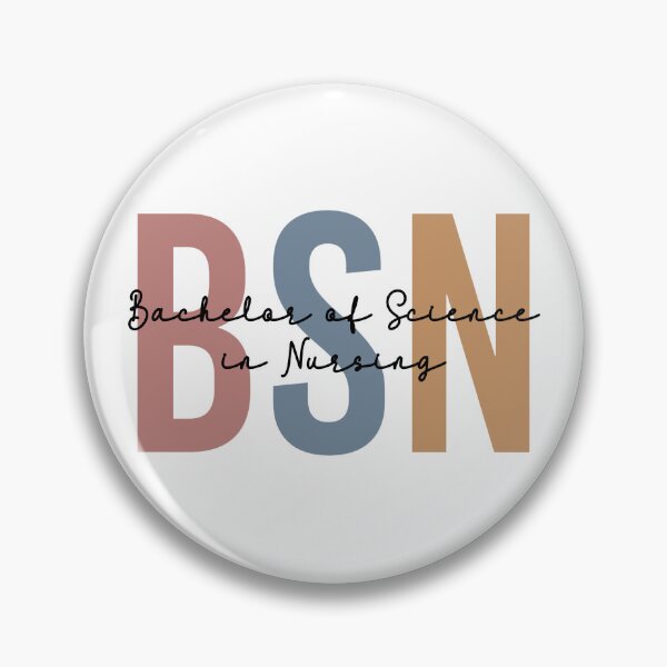 Item preview, BSN Bachelor of Science in Nursing | BSN Graduate | Nursing School Graduation Gifts | Retro BSN RN Gift  designed and sold by Violet Treasures.