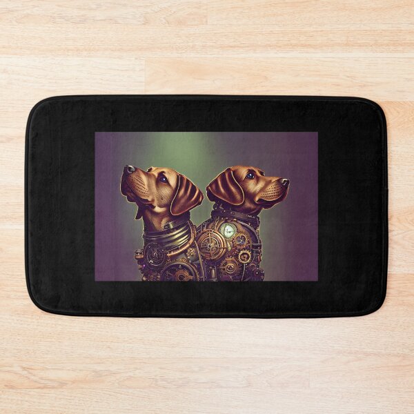 Item preview, Clockwork Labrador - Two Intricately Designed Steampunk Labrador Dogs - AI Generated designed and sold by Mechanical-Artt.