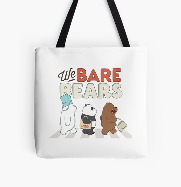  GRAPHICS & MORE We Bare Bears Bear Stack Grocery Travel  Reusable Tote Bag : Home & Kitchen