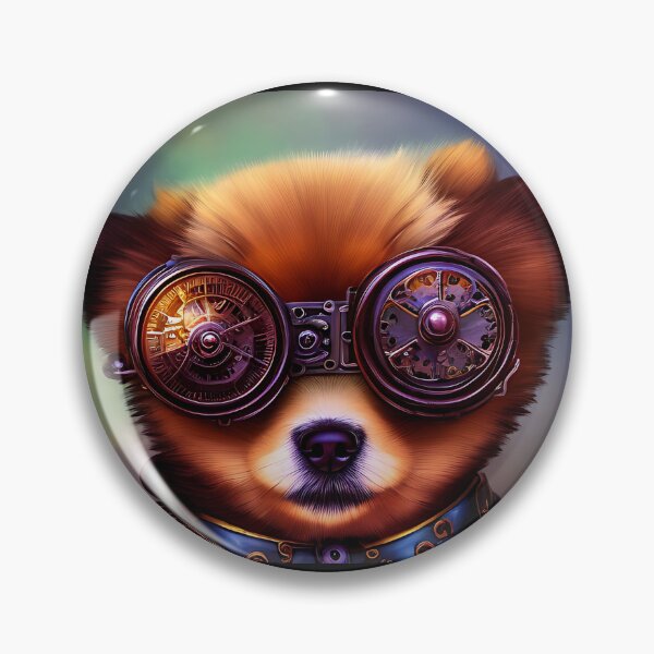 Item preview, Clockwork Pomeranian - An Intricately Designed Steampunk Pomeranian Dog - AI Generated designed and sold by Mechanical-Artt.