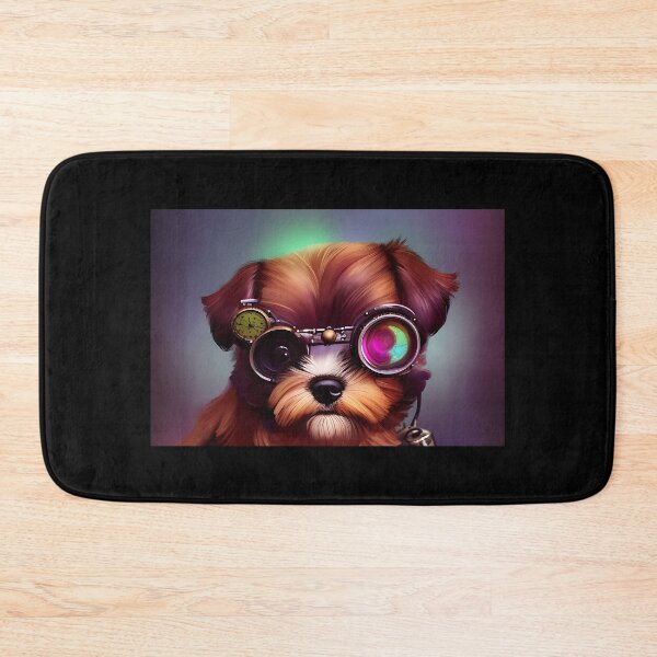 Item preview, Clockwork Shih Tzu - An Intricately Designed Steampunk Shih Tzu Dog - AI Generated designed and sold by Mechanical-Artt.