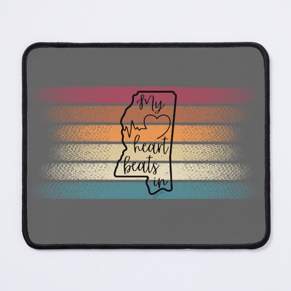Item preview, My heart beats in Mississippi designed and sold by HooYooTeeTees.