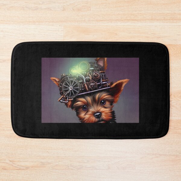 Item preview, Clockwork Yorkshire terrier - An Intricately Designed Steampunk Yorkshire terrier Dog - AI Generated designed and sold by Mechanical-Artt.