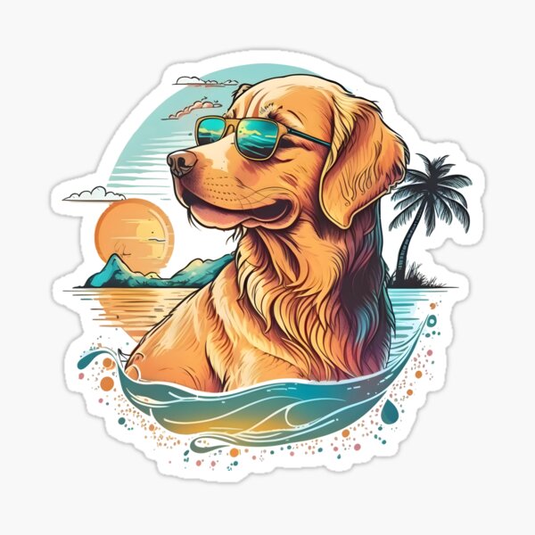 Item preview, Niedlicher Golden Retriever designed and sold by AhSitckAhStick.
