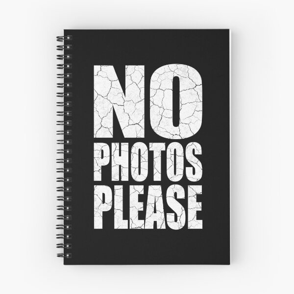 Item preview, No Photos Please (White) designed and sold by WonderWhat.