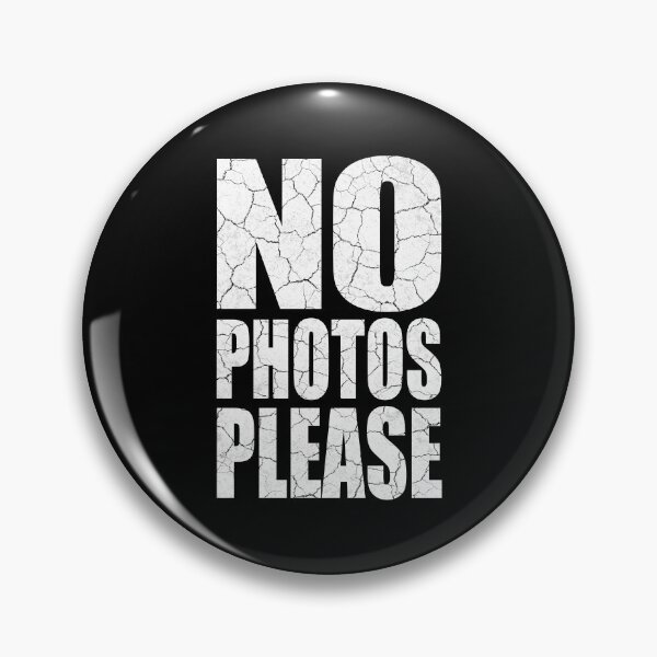 Item preview, No Photos Please (White) designed and sold by WonderWhat.