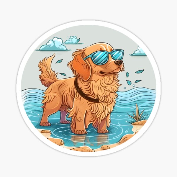 Item preview, Niedlicher Golden Retriever designed and sold by AhSitckAhStick.