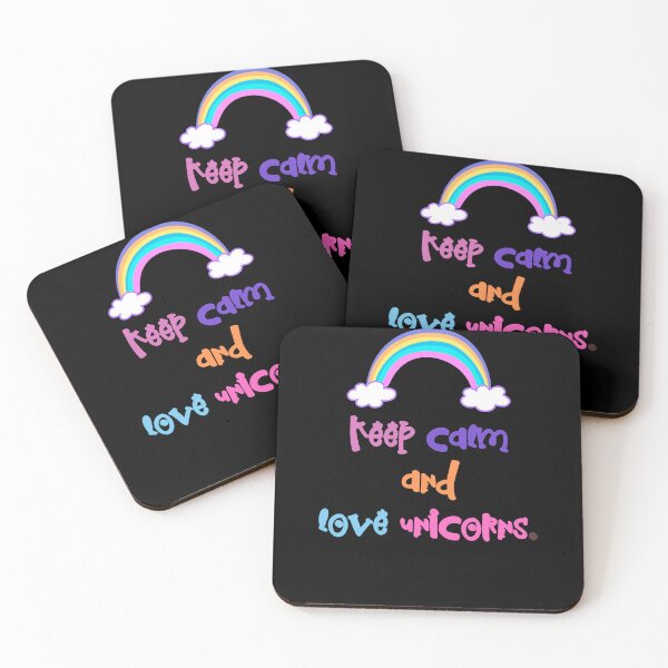 Item preview,  Keep Calm and love Unicorns designed and sold by Nirav-25.