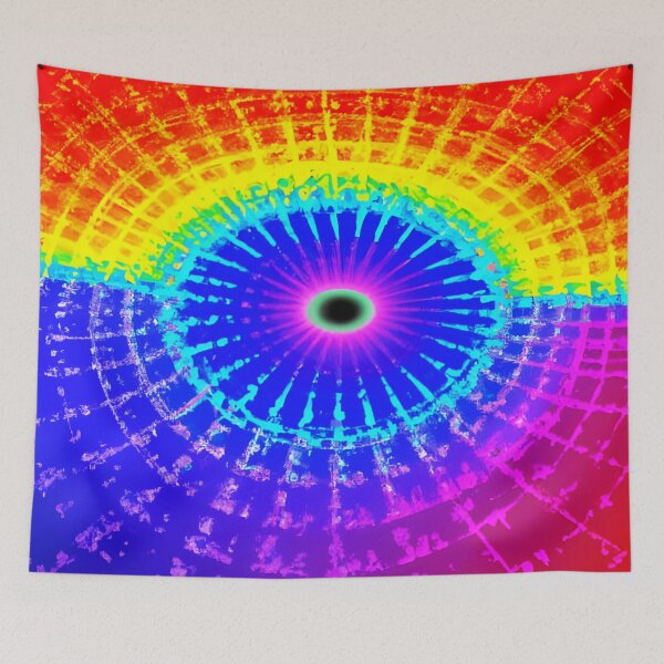 Item preview, Colorful fractal hippie designed and sold by REALDesign-Shop.