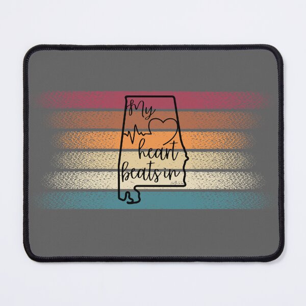 Item preview, My heart beats in Alabama designed and sold by HooYooTeeTees.