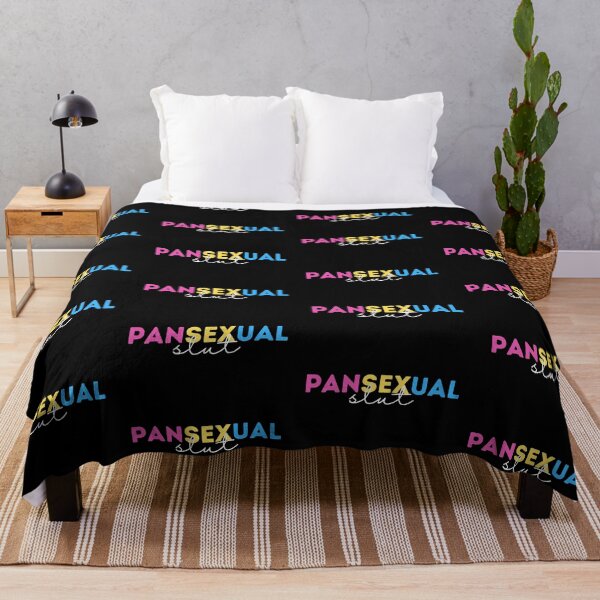 Item preview, Pansexual Slut | Pan Pride Flag Colours designed and sold by KinkShoppe.