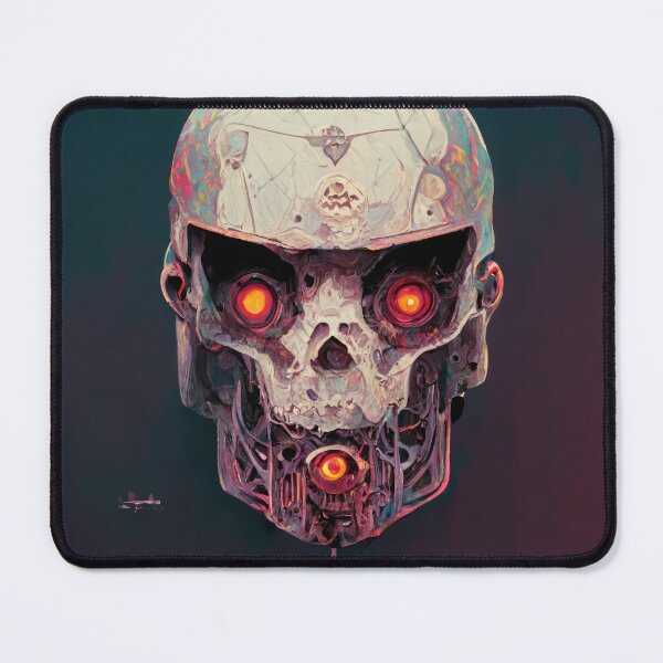 Item preview, Terminator Inspired Cyborg Skull designed and sold by ArtificialEye.