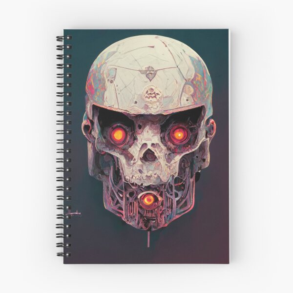 Item preview, Terminator Inspired Cyborg Skull designed and sold by ArtificialEye.