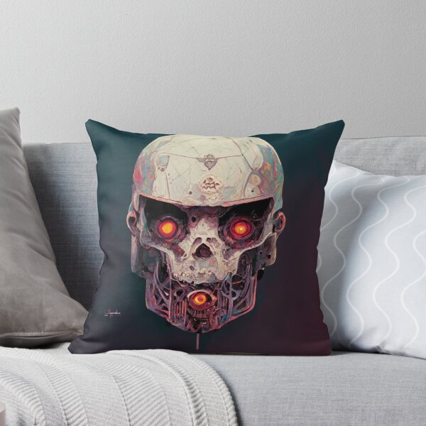 Item preview, Terminator Inspired Cyborg Skull designed and sold by ArtificialEye.