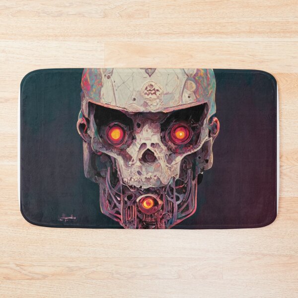 Item preview, Terminator Inspired Cyborg Skull designed and sold by ArtificialEye.