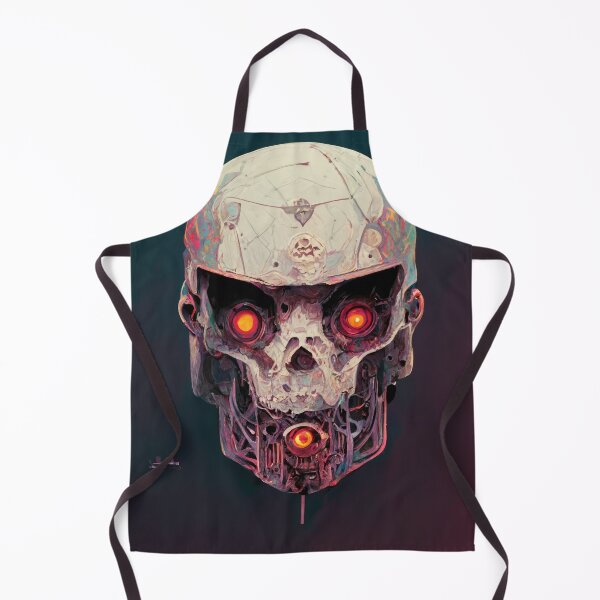 Item preview, Terminator Inspired Cyborg Skull designed and sold by ArtificialEye.