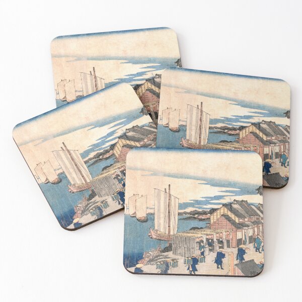 Item preview, Picture of Shinagawa - Utagawa Hiroshige II - designed and sold by LeiWeiss.