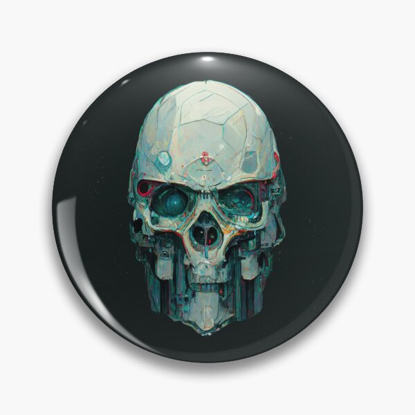 Item preview, Terminator Inspired Cyborg Skull designed and sold by ArtificialEye.