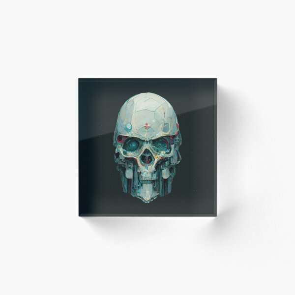 Item preview, Cráneo de Cyborg inspirado en Terminator designed and sold by ArtificialEye.