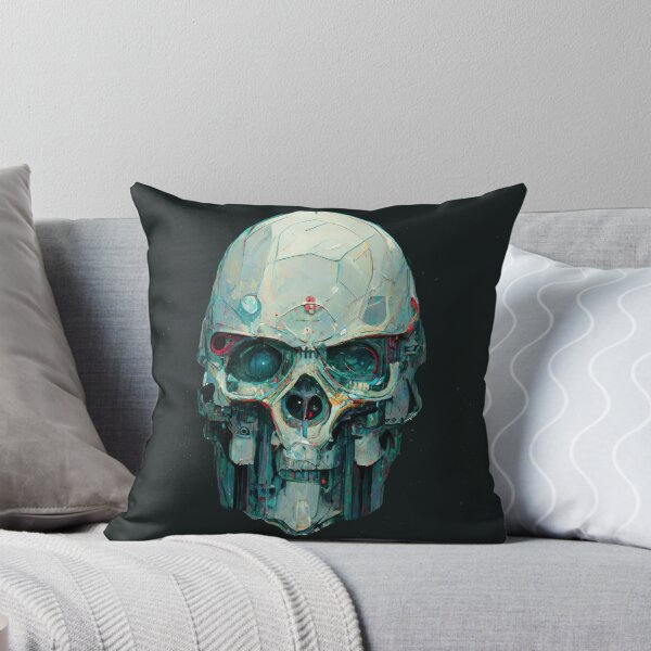Item preview, Terminator Inspired Cyborg Skull designed and sold by ArtificialEye.