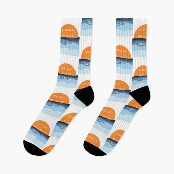 Item preview, "Australia: Where the Sun Never Sets" with an Image of a Sunset designed and sold by RM-Journey.