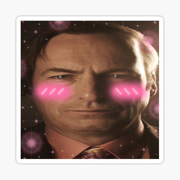 Vista previa del artículo con la obra «saul goodman rubor brillo», diseñado y vendido por PigSucculent.