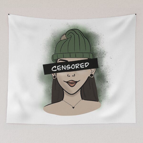 Item preview, censored girl designed and sold by KHansenDesignCo.