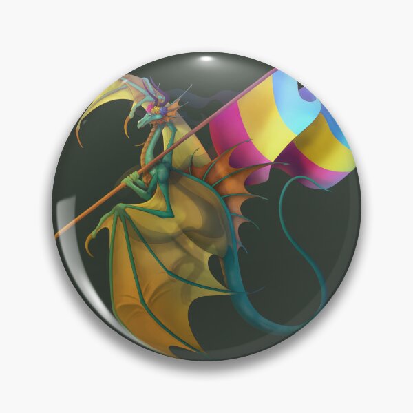 Item preview, Pan Pride Dragon designed and sold by AppleJuiceFlood.