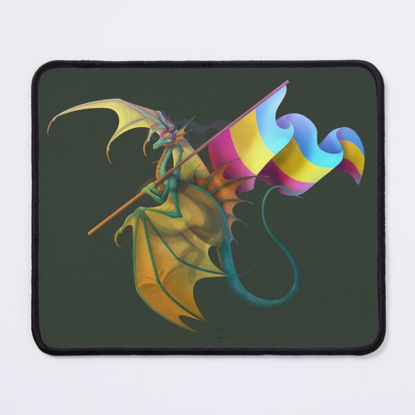 Item preview, Pan Pride Dragon designed and sold by AppleJuiceFlood.
