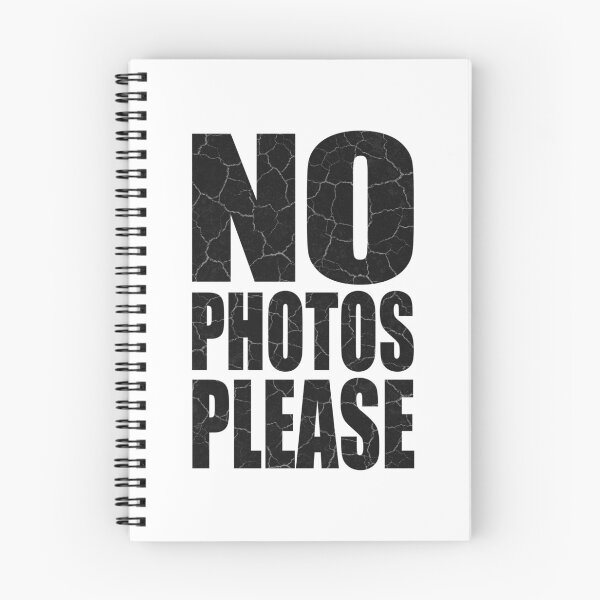 Item preview, No Photos Please (Black) designed and sold by WonderWhat.