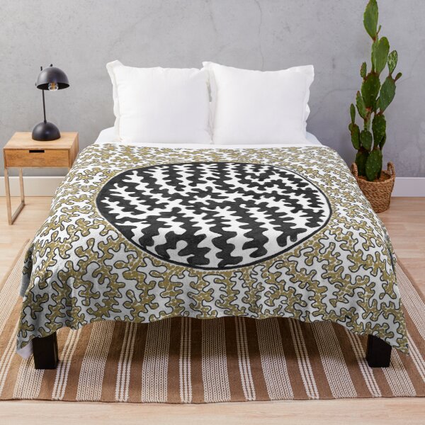 Item preview, Abstract Gold black maze designed and sold by InspiringLines.