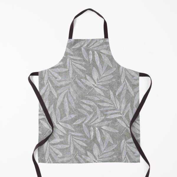 Item preview, Textured Leaves - Mid Grey designed and sold by Sarah Thorpe Designs .