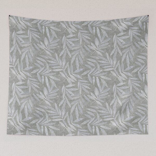 Item preview, Textured Leaves - Mid Grey designed and sold by Sarah Thorpe Designs .
