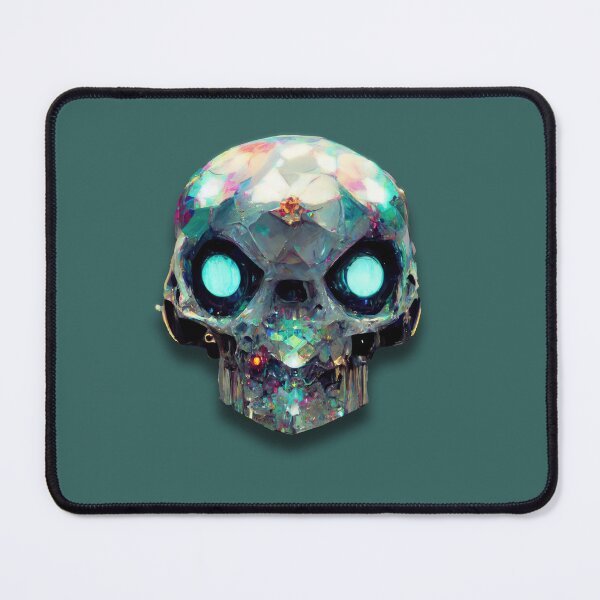 Item preview, Cyborg Skull Emerald Gem Evil (Terminator Inspired) designed and sold by ArtificialEye.