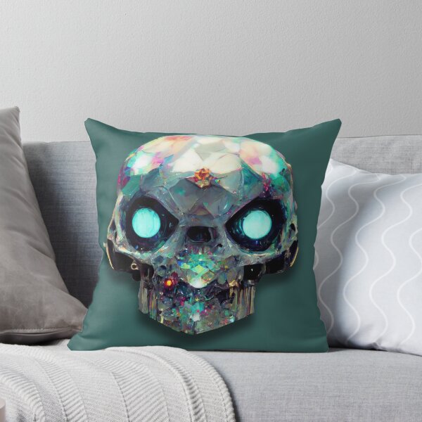 Item preview, Cyborg Skull Emerald Gem Evil (Terminator Inspired) designed and sold by ArtificialEye.