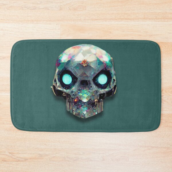 Item preview, Cyborg Skull Emerald Gem Evil (Terminator Inspired) designed and sold by ArtificialEye.