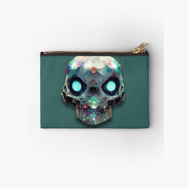 Item preview, Cyborg Skull Emerald Gem Evil (Terminator Inspired) designed and sold by ArtificialEye.