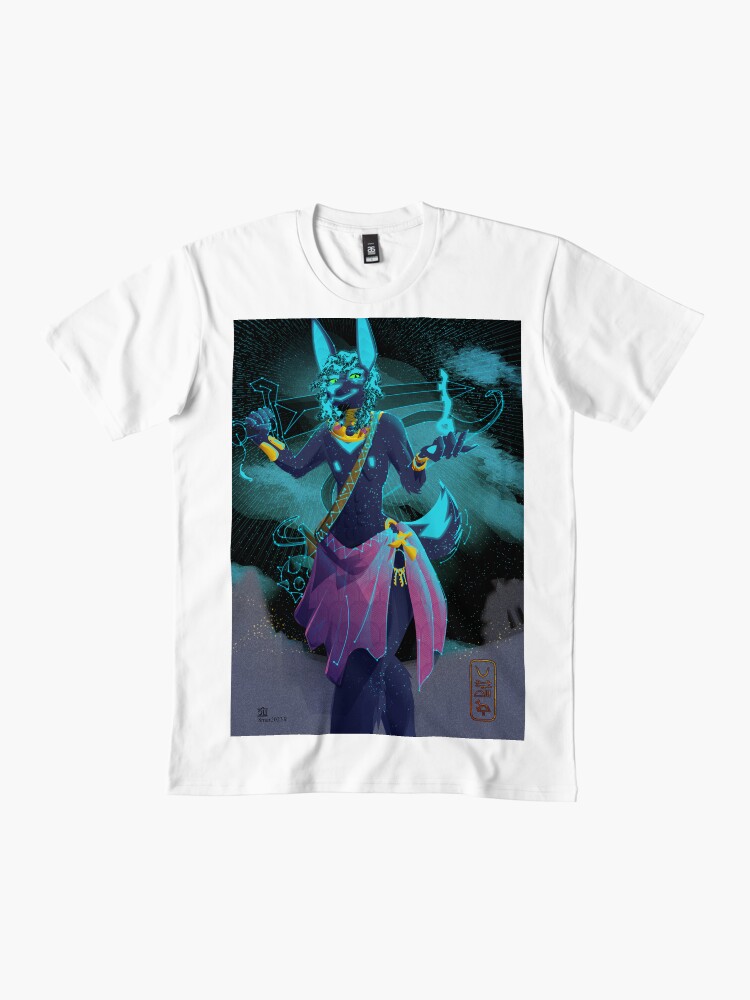 Thumbnail 2 of 4, Premium T-Shirt, Wepwawet, Opener of the Ways designed and sold by egypturnash.