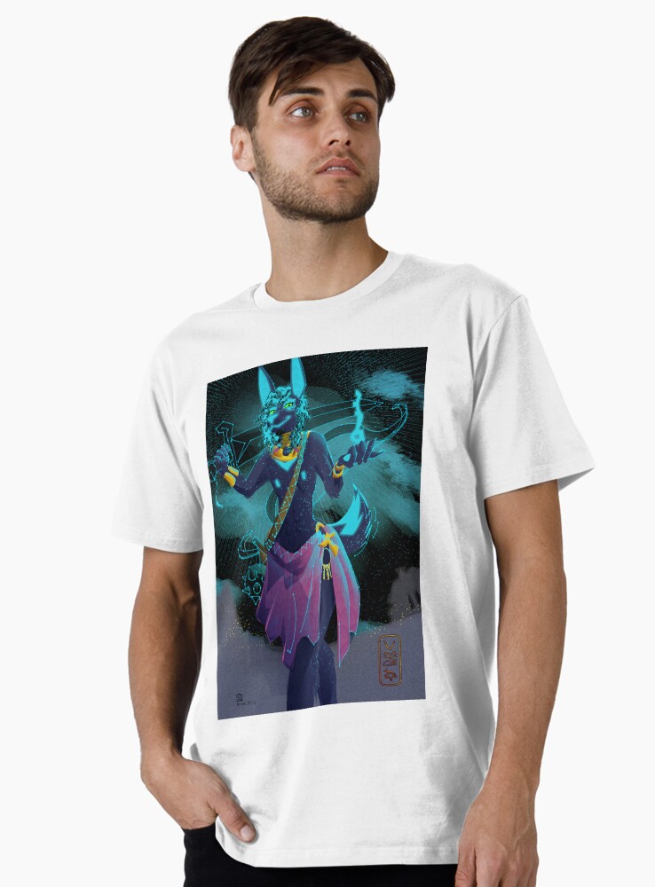 Thumbnail 1 of 4, Premium T-Shirt, Wepwawet, Opener of the Ways designed and sold by egypturnash.