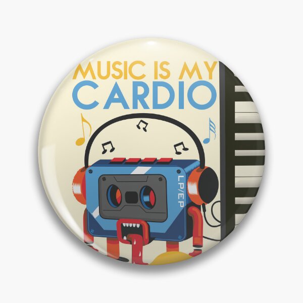 Artikelvorschau, Musik ist mein Cardio entworfen und verkauft von Sunnyhova.