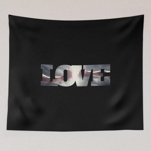 Item preview, I Love Boxing - Boxers Touching Gloves Design designed and sold by MagicalFun.