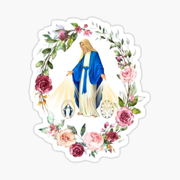 Our Lady Virgin Mary Legion Of Mary Sticker For Sale By Admg Redbubble