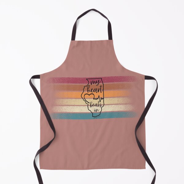 Item preview, My heart beats in Illinois designed and sold by HooYooTeeTees.